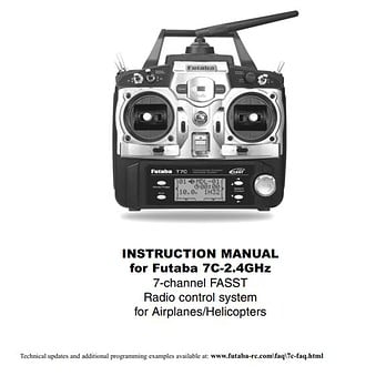 18SZ (70th Anniv.) Printed Manual – FutabaUSA